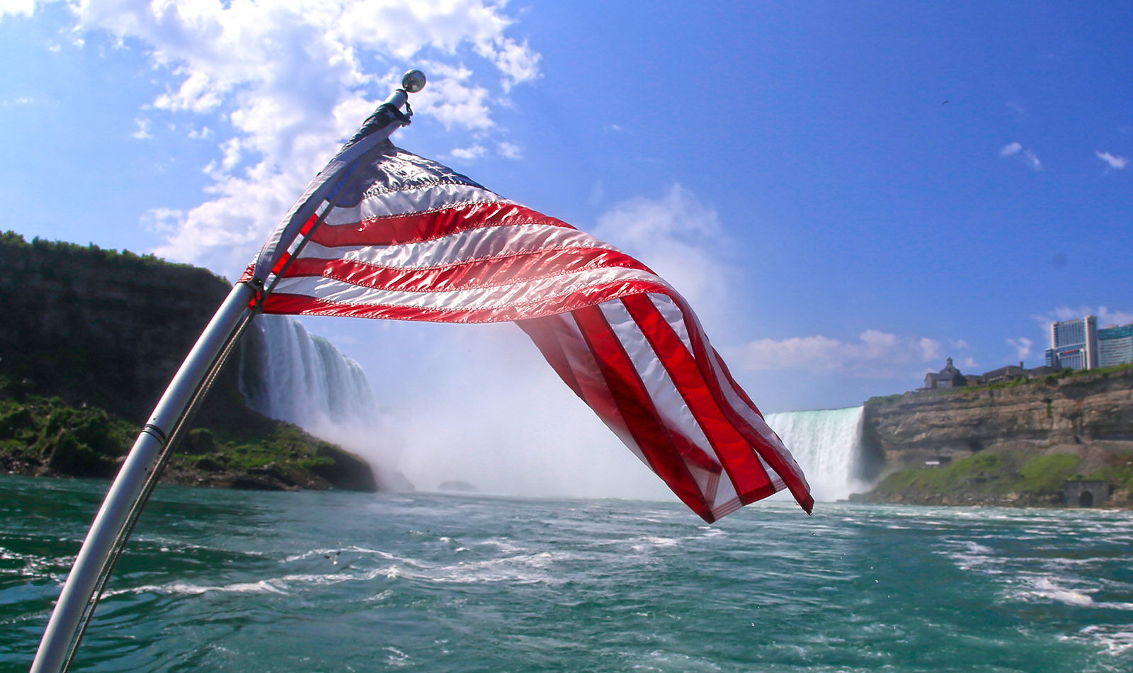 Flags around Western New York